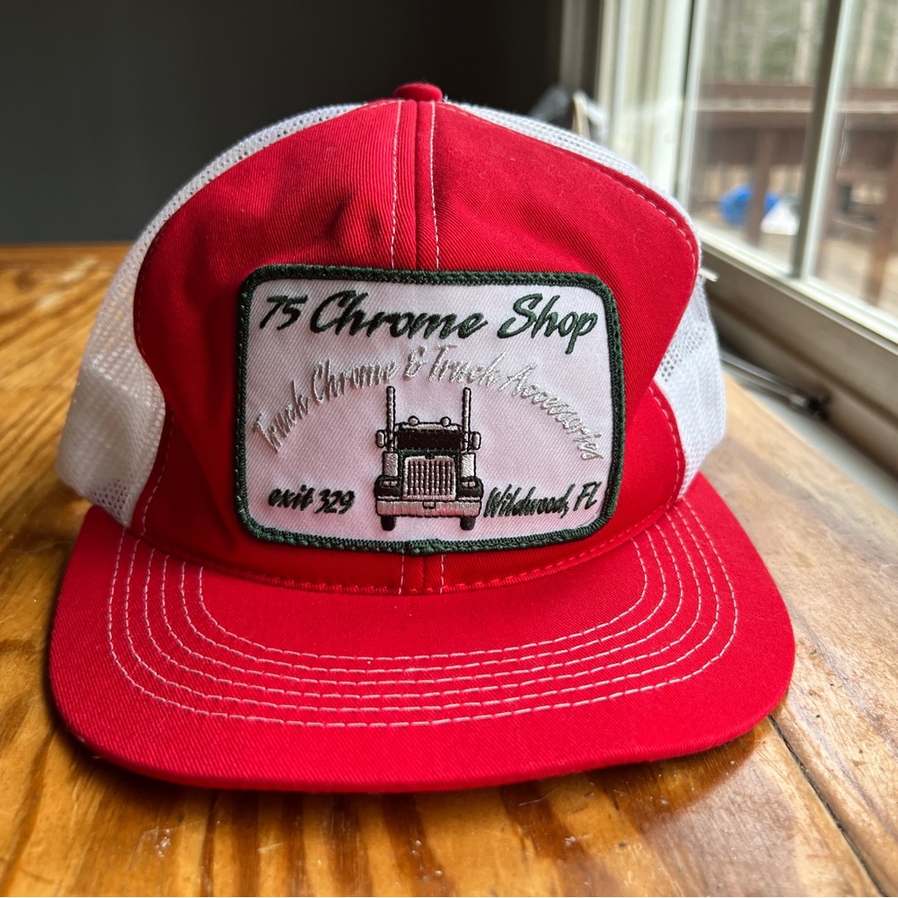 K-Products 75 Chrome Shop truck Chrome & Accessories snapback Mesh Trucker Hat